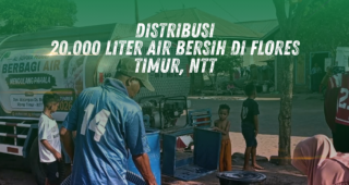 20.000 Liter Air Bersih Sudah Tersalurkan Di Flores Timur, NTT