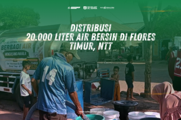 20.000 Liter Air Bersih Sudah Tersalurkan Di Flores Timur, NTT