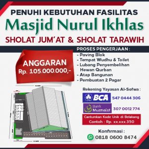 Read more about the article Update Perluasan Lahan Masjid Nurul Ikhlas Ciracas Jakarta Timur