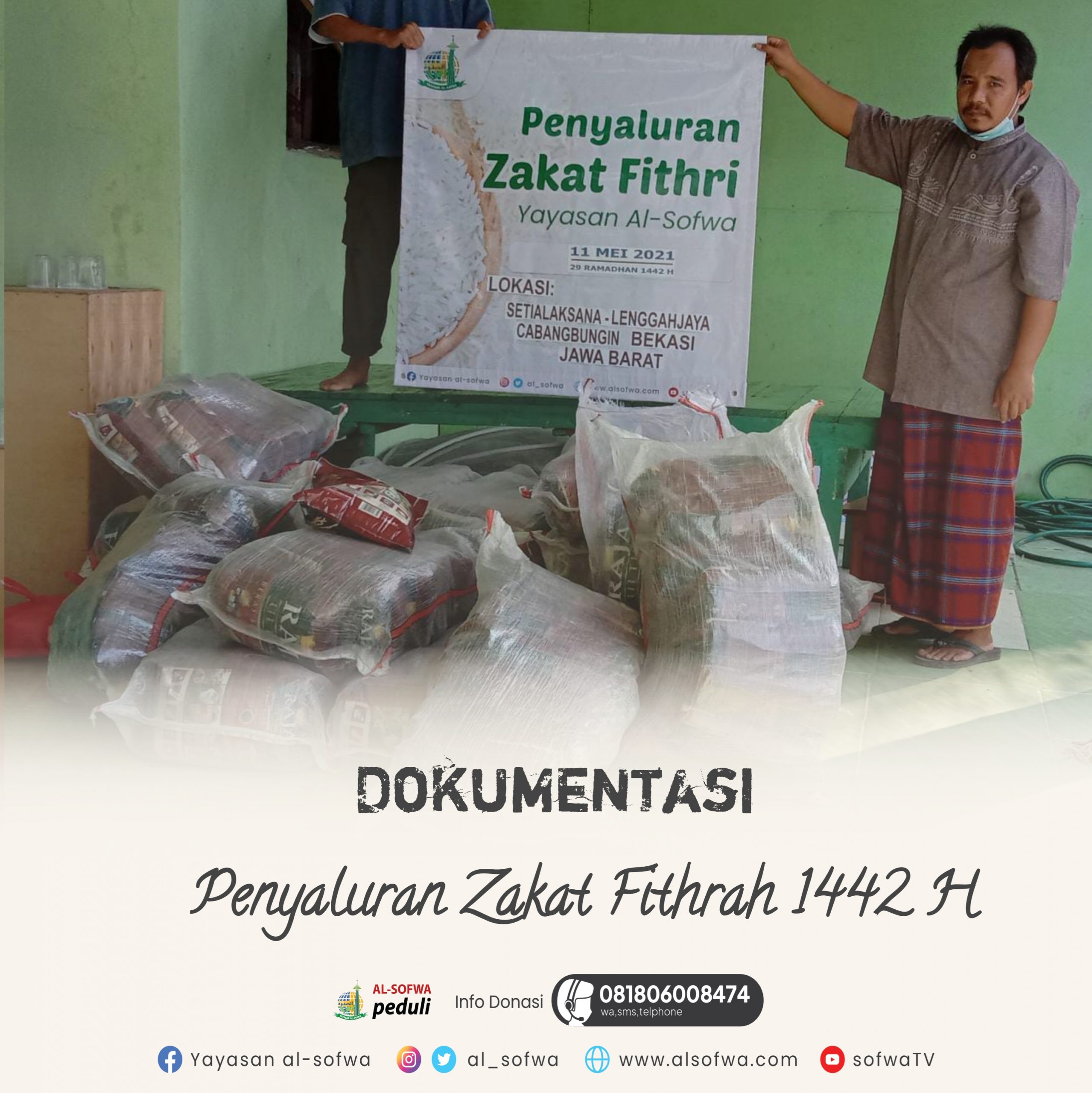 Read more about the article Penyaluran Zakat Fithrah 1442 H
