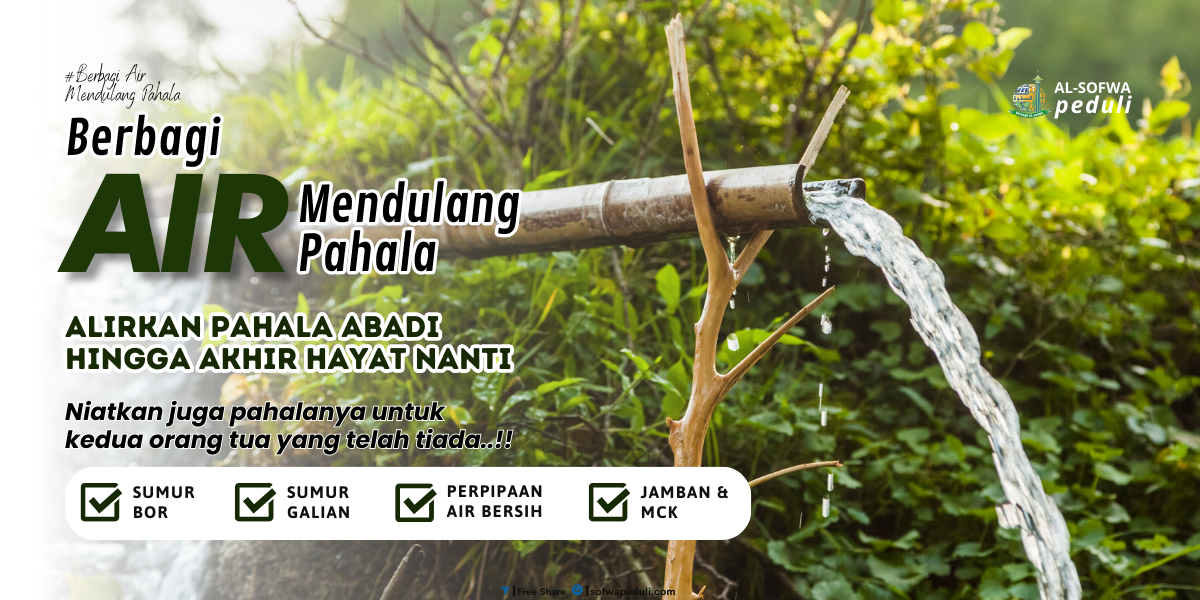 Berbagi Air Mendulang Pahala