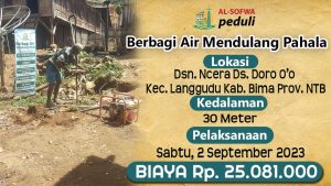 Read more about the article Berbagi Air Mendulang Pahala (Dusun Ncera, Desa Doro O’o, Kec. Langgudu Kab. Bima Provinsi Nusa Tenggara Barat)