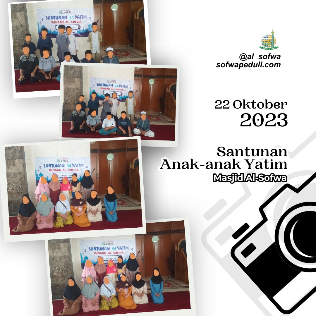 Read more about the article Santunan Anak Yatim Bulan Oktober 2023 Binaan Masjid Al-Sofwa