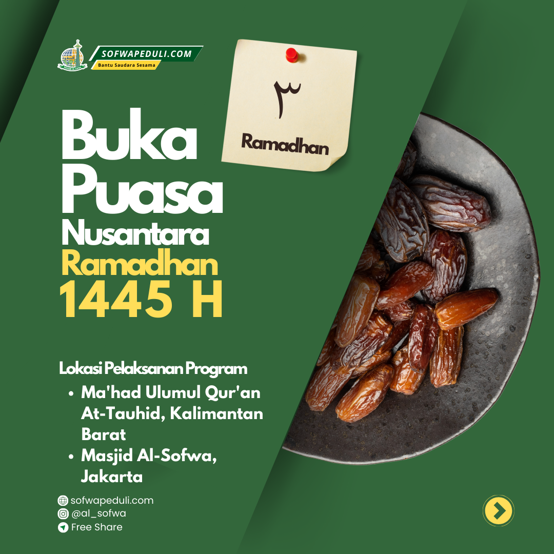 Read more about the article Satu Porsi Untuk Saudaraku 3 Ramadhan 1445 H