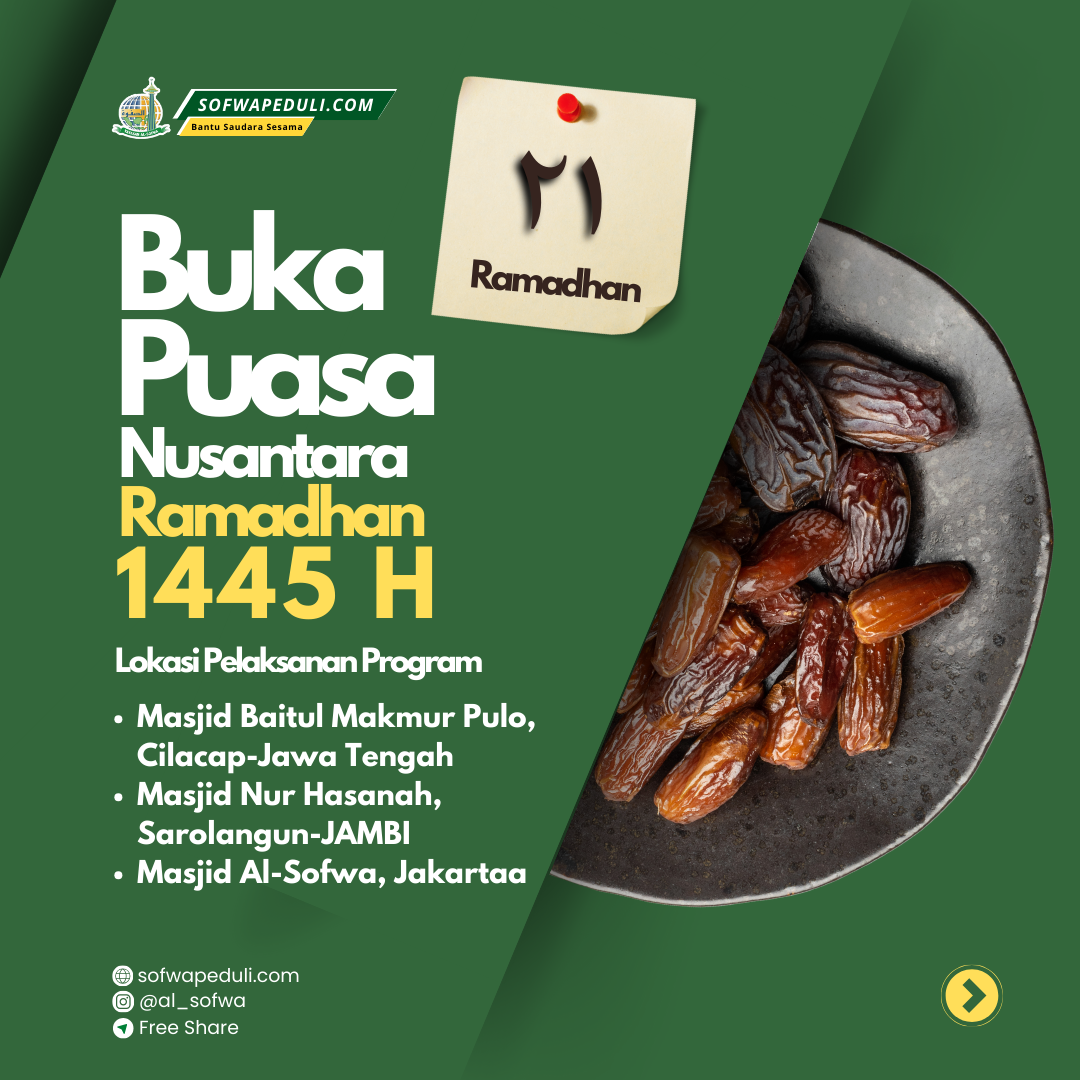 Read more about the article Satu Porsi Untuk Saudaraku 21 Ramadhan 1445 H
