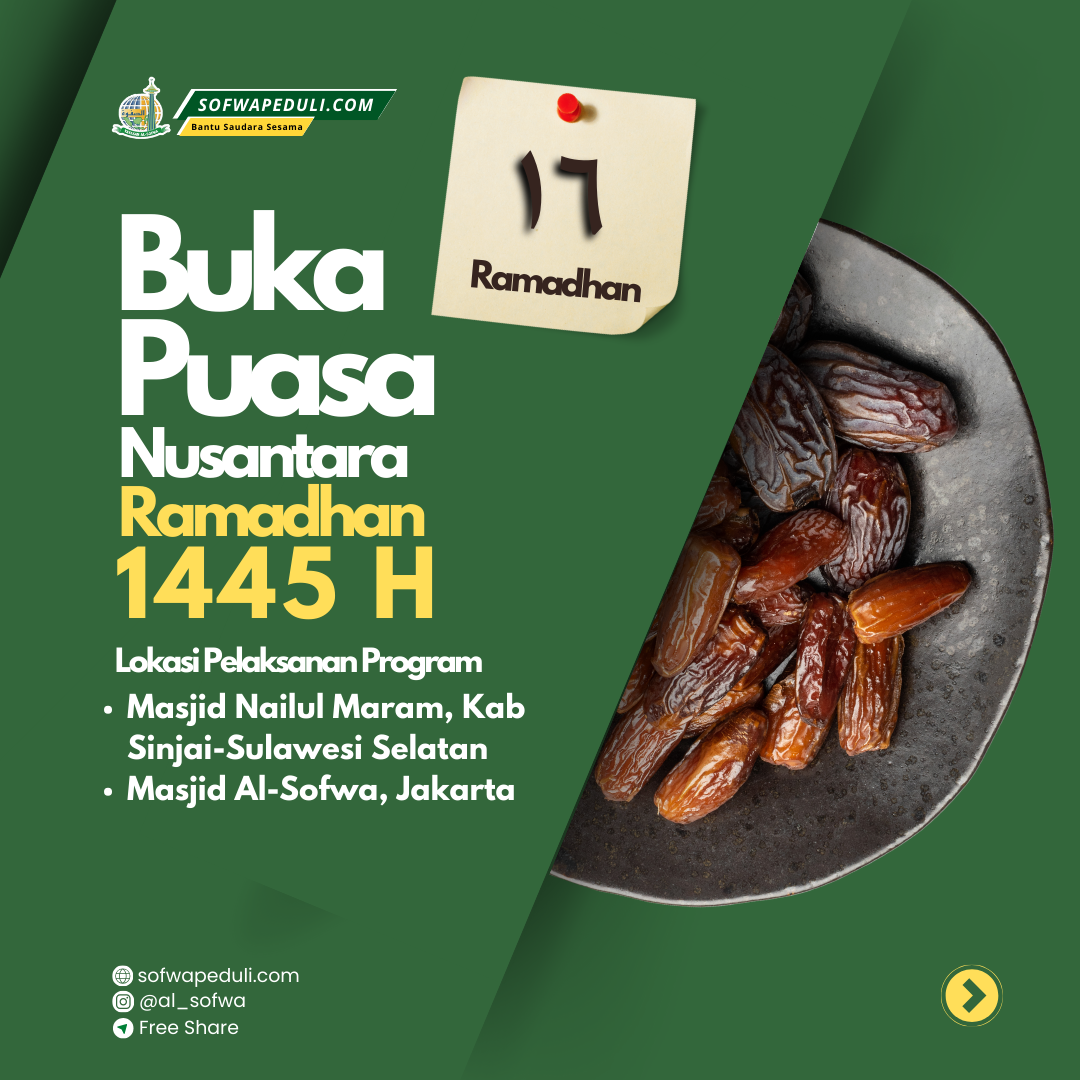 Read more about the article Satu Porsi Untuk Saudaraku 16 Ramadhan 1445 H