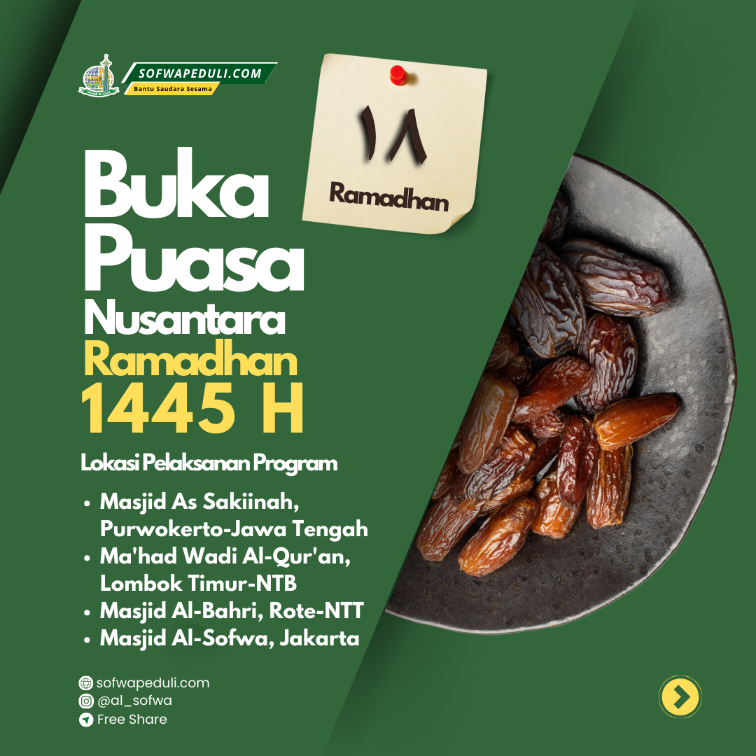 Read more about the article Satu Porsi Untuk Saudaraku 18 Ramadhan 1445 H