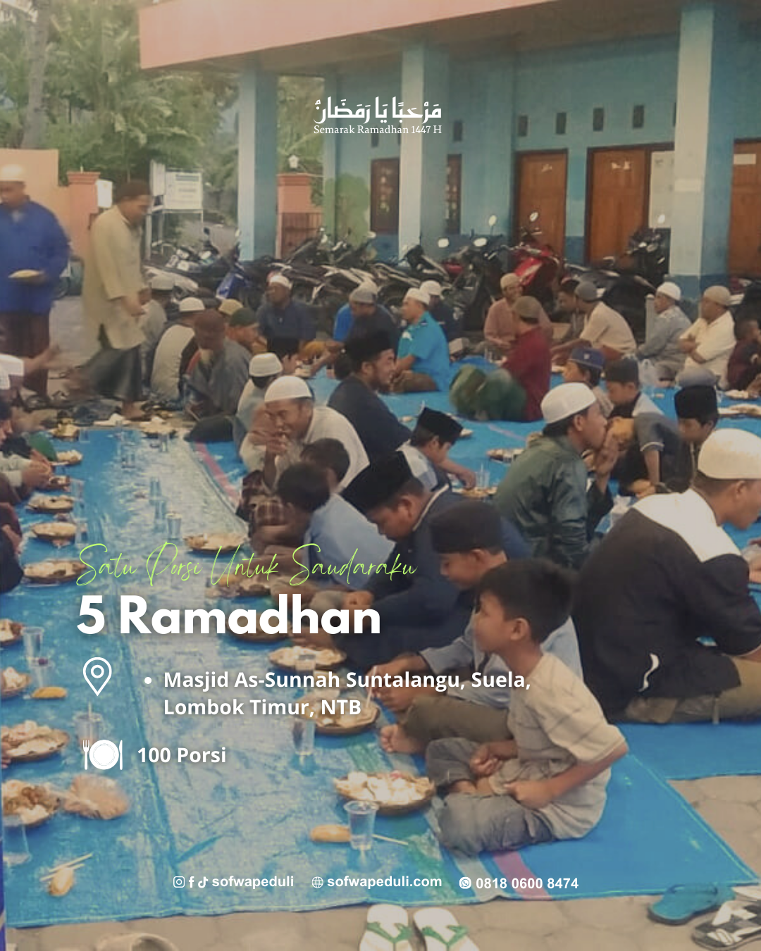 Satu Porsi Untuk Saudaraku 5 Ramadhan 1447 H